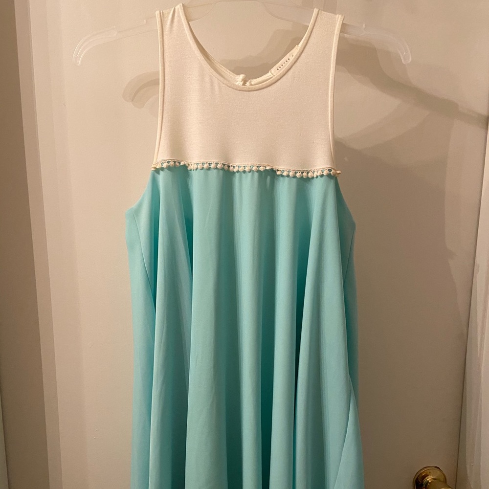Turquoise boutique dress